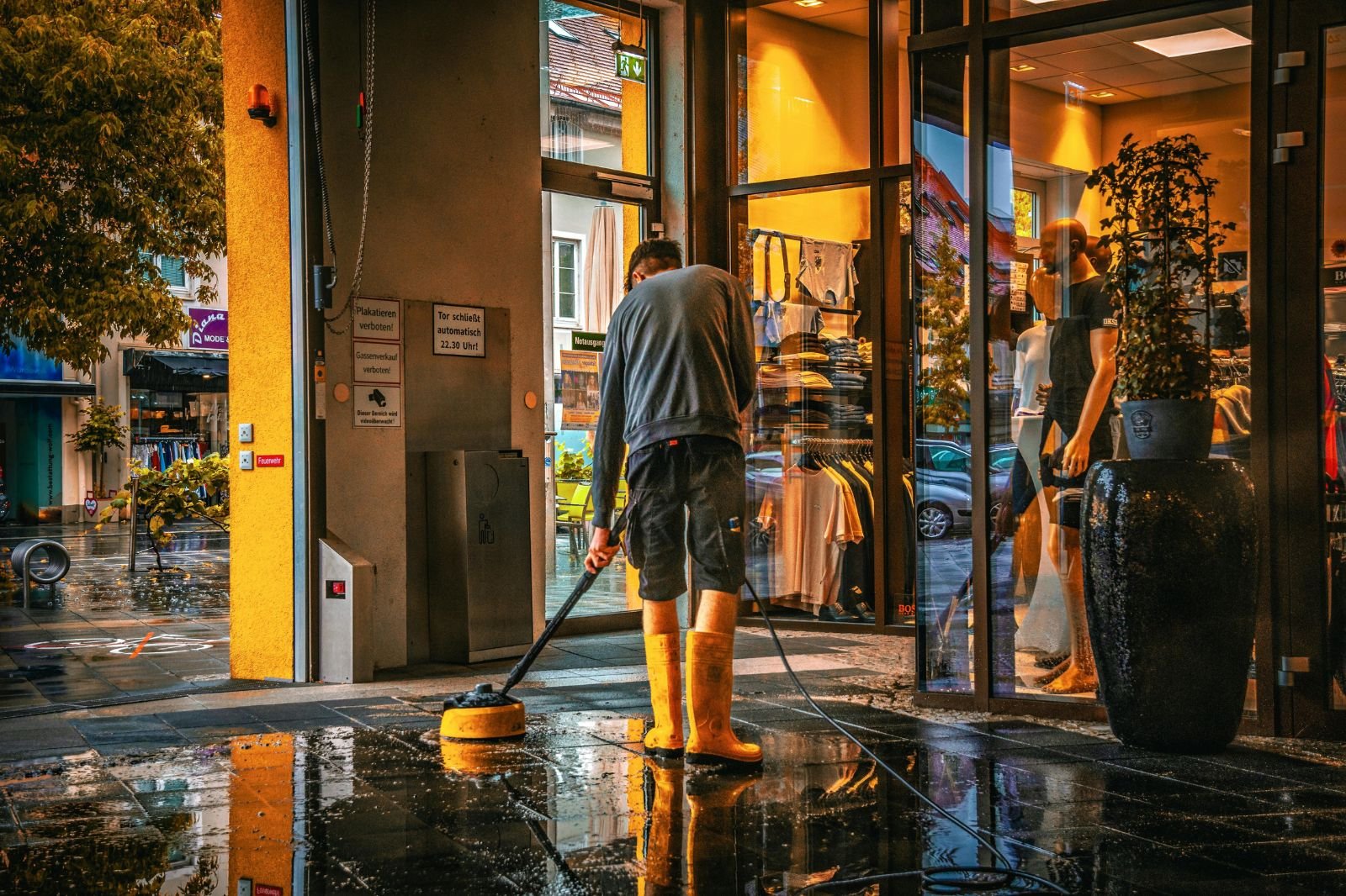 Industrial commercial cleaning